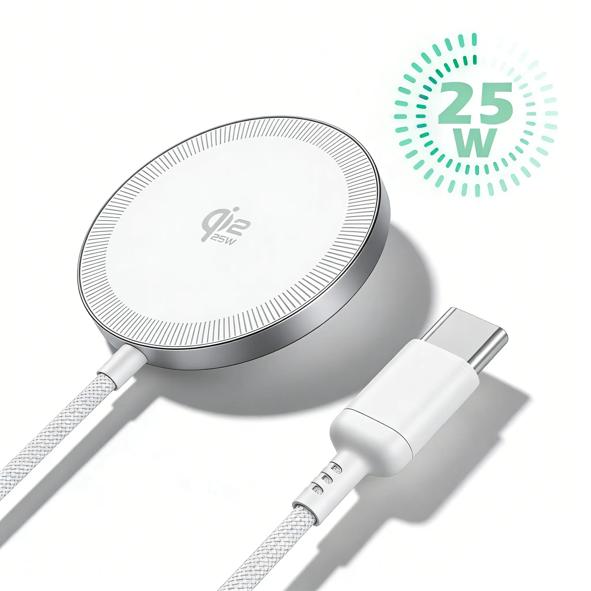 25W/15W Wireless Charger Pad, Qi2 & Qi2.2 Certified Magnetic Phone Charger, MagSafe Compatible Charging Station for iPhone 17/16/15/14/13/12 Series & AirPods Pro/4/3/2 (Charger Not Included)(Requires 20-30W+ Adapter) tiktokshopbacktoschool