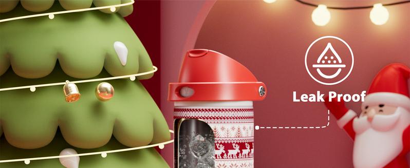 【Christmas Deals】Meoky-Dual Spout-24oz Water Bottle with Straw & 2-in-1 Lid ， Stainless Steel thermos cup，Leak Proof, Keeps Cold 24H, BPA-Free, Protective Silicone Base for Sports, Gym, Travel & School,Valentine's Day gift