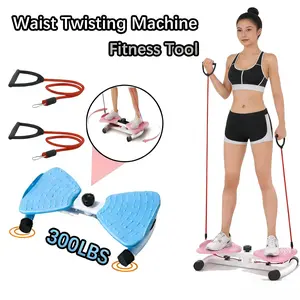 Anti Slip Noiseless Core Training Waist Twister 300lbs Max Load Twist Board Platform Home Gym Waist Shaping Device Indoor Family Fitness Exercise Tool