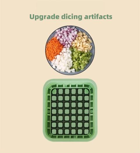 ONAIL Rotary Cheese Grater with Handle, 5+1 Six Well-Designed Blades, Strong Suctuon Cup Base, Kitchen Springtok Utensils Springtok