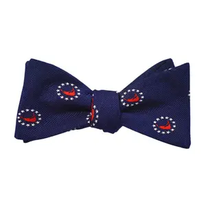 Nantucket 4th of July Bow Tie - Woven Silk