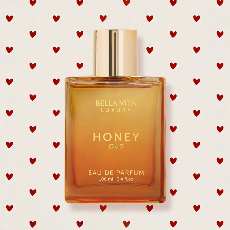 Bella Vita Luxury's Honey Oud | Eau de Parfum 100ml (3.4 fl.oz.) | Patchouli, Vanilla, Bergamot | Floral & Spicy | Made with Clean & Vegan Essentials Oils | Cruelty Free Fragrance Perfume
