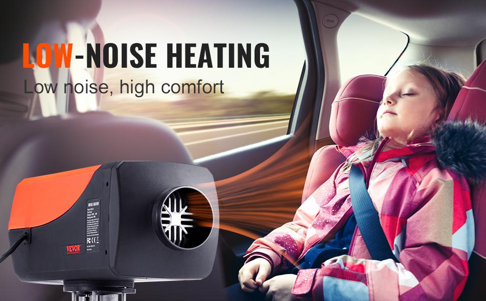 VEVOR Diesel Air Heater, TikTokShopBlackFriday, 12V 8KW Separated Portable Parking Heater with Bluetooth App and LCD, Automatic Altitude Adjustment Max 18045 ft,  Fast Heating Low Noise, Diesel Heater for Truck RV Trailer Camper Van Boat and Indoors