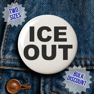 BICE OUT Anti-Trump Pin - Activism Protest Gear