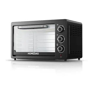 38L Smart Multi-Function Countertop Toaster Oven & Pizza Maker Large 4-Slice Capacity, Stainless Steel