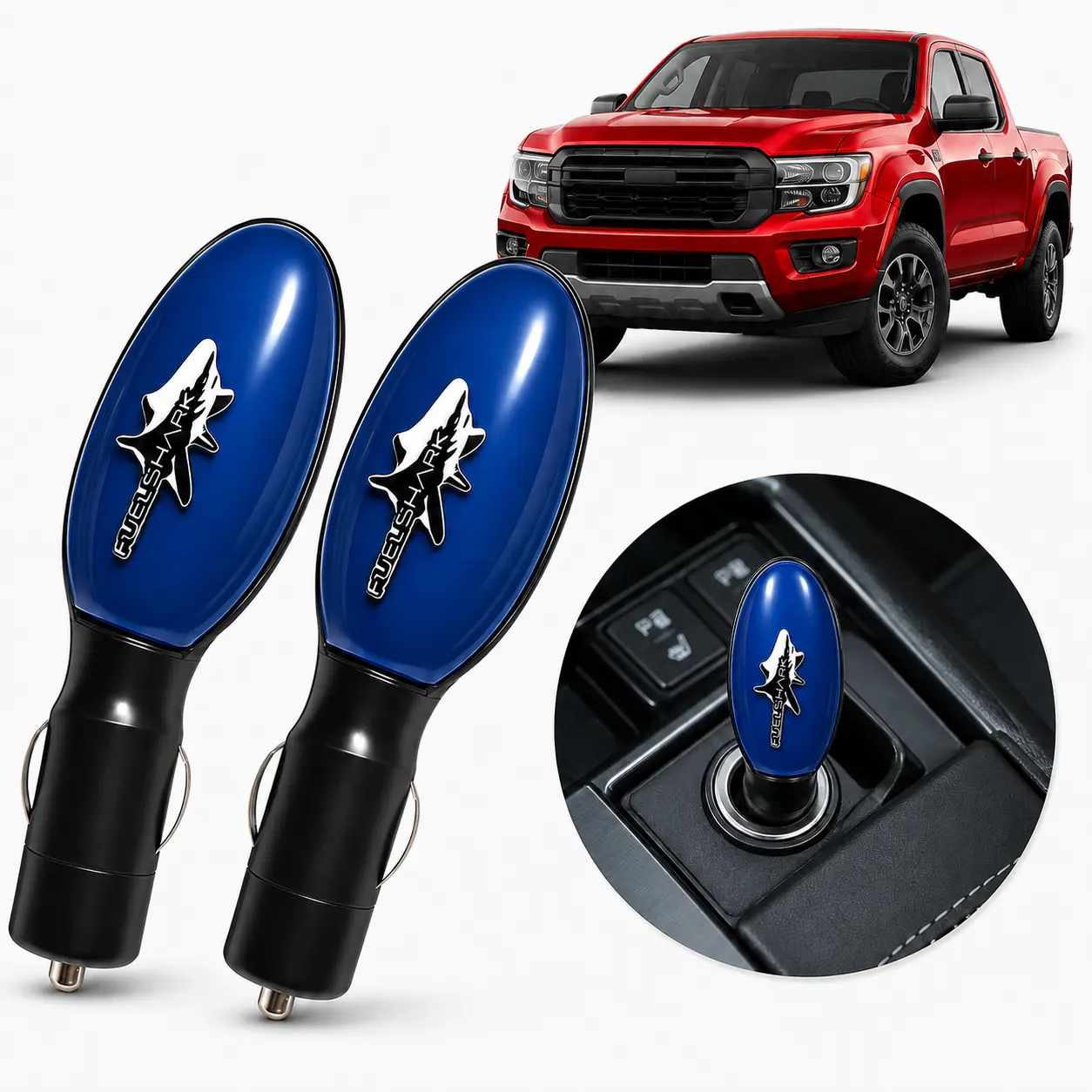 2 Pcs Gas Saver, Fuel Sync Gas Saver Drive Farther, Fuel Sync Automotive Spill Saver for Filling Gasoline Lubricants Water Diesel, Plug and Play Automotive Spill for Truck, Car，SUV，MPV