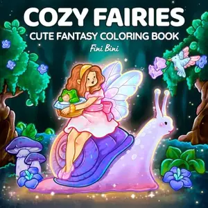 Cozy Fairies: Cute Fantasy Coloring Book for Adults and Teens | Magical Fairy Scenes for Relaxation (Magical Girls Collection)