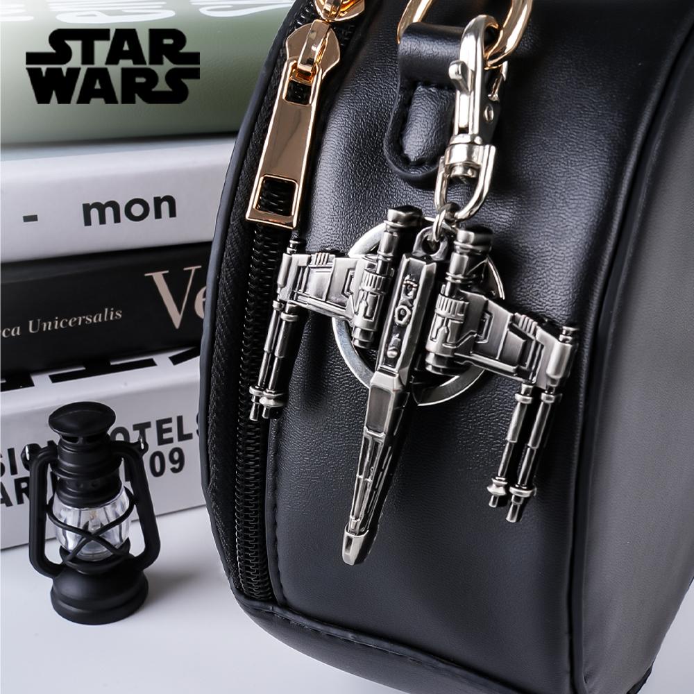 Star Wars Metal Keychain 1PC Officially Licensed Vehicles Astromech Droids Keyring Zinc Alloy Suitable Fans Gift Backpack Decor Bag Clip Pendant 3D Design Drop-proof Durable Accessory Collection Millennium Falcon X-Wing R2-D2 BB-8