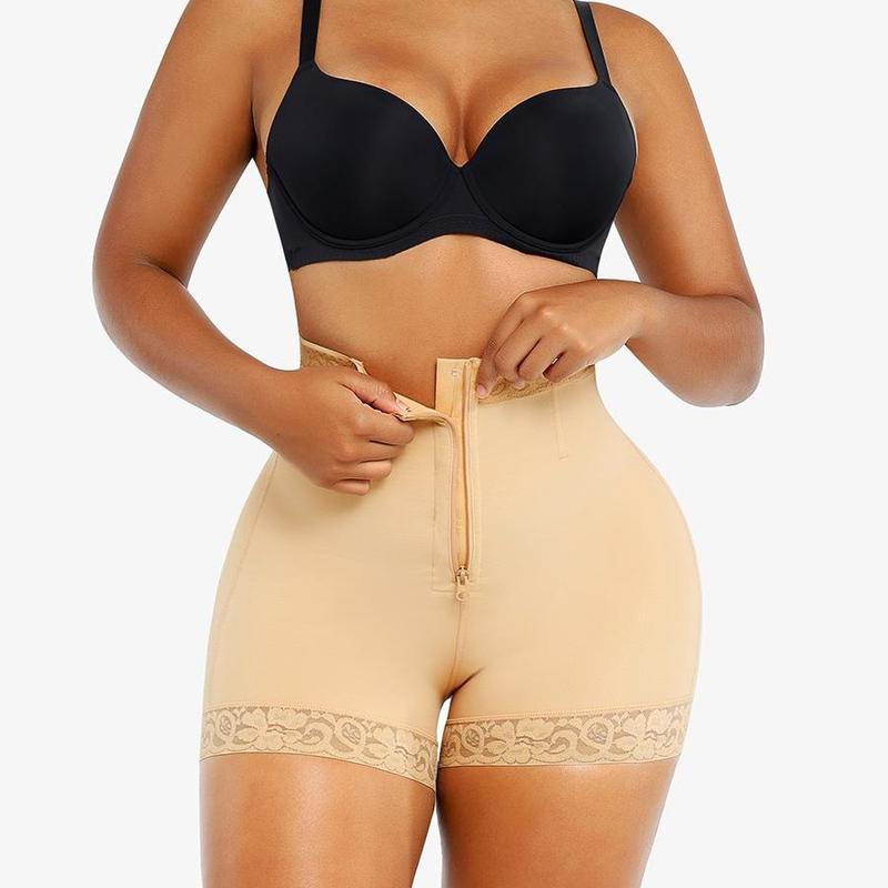 Shapellx AirSlim Lace Steel Boned Shapewear for Women Butt Enhancer Tummy Tucking Shorts Womenswear Comfort Fajas Colombianas Basic Post Surgery