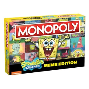 Hasbro Monopoly: Spongebob Meme Edition Board Game Hasbro Monopoly: Spongebob Meme Edition Board Game