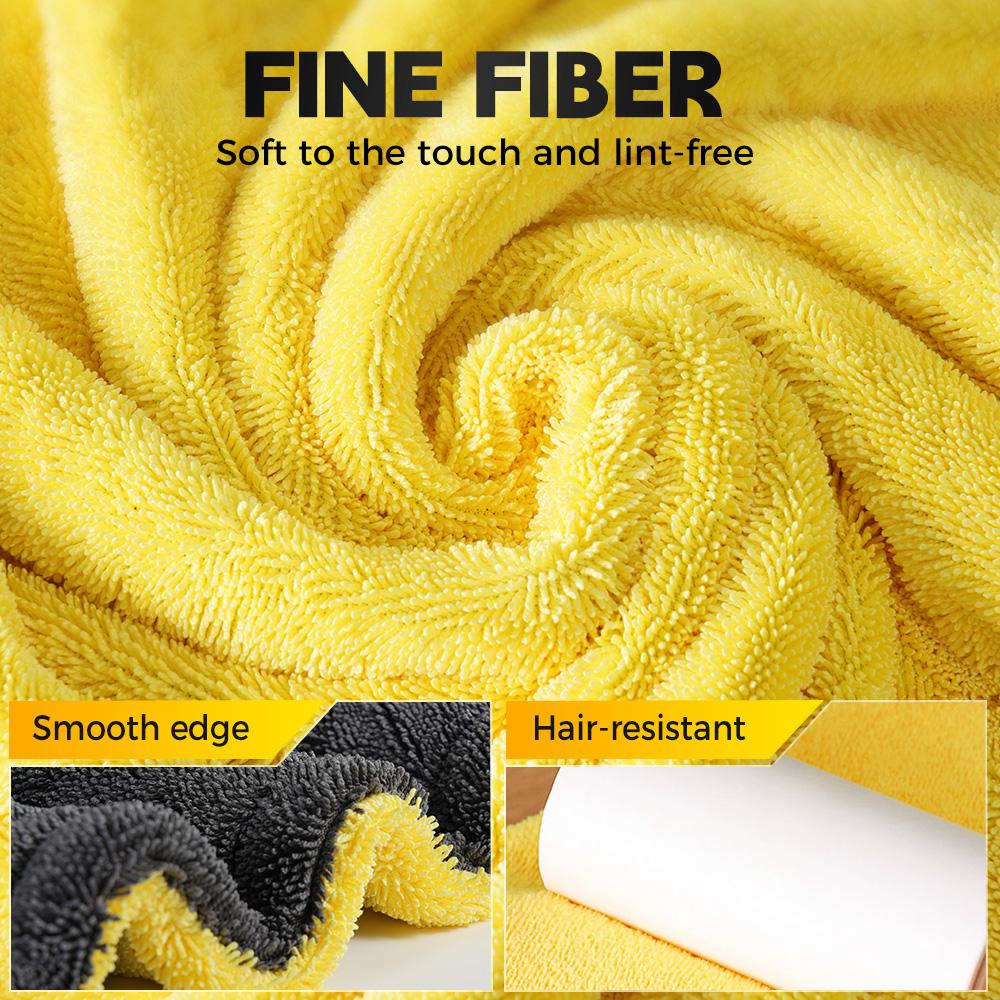 TORETARK Microfiber Car-Specific Dry Towel, Quickly Bbsorbs Water Without Leaving Water Marks, Does Not Damage The Car，Best Gift For Christmas.