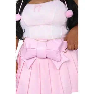 Bow Fanny Pack - Pink