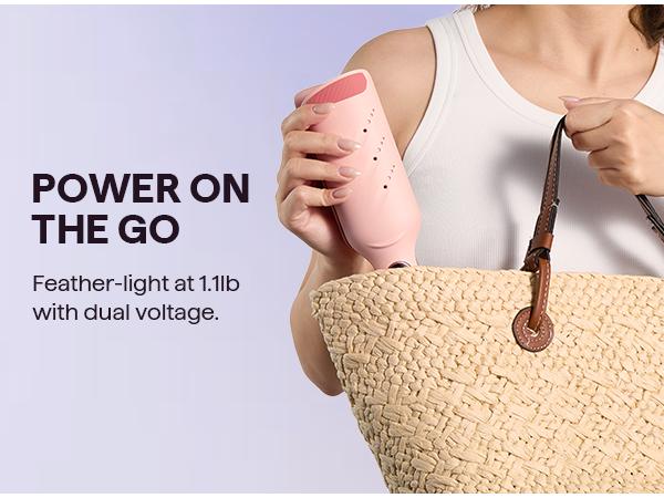 Wavytalk Power Wave Hair Crimper & Curling Wand for Beach Waves with Ionic Technology, Dual Voltage & Lightweight Design, Reducing Frizz & Damage, Perfect for Travel