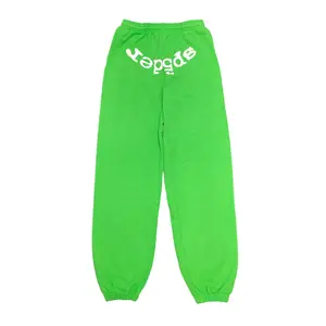 Spider Worldwide Legacy Logo Sweatpants Neon Green White