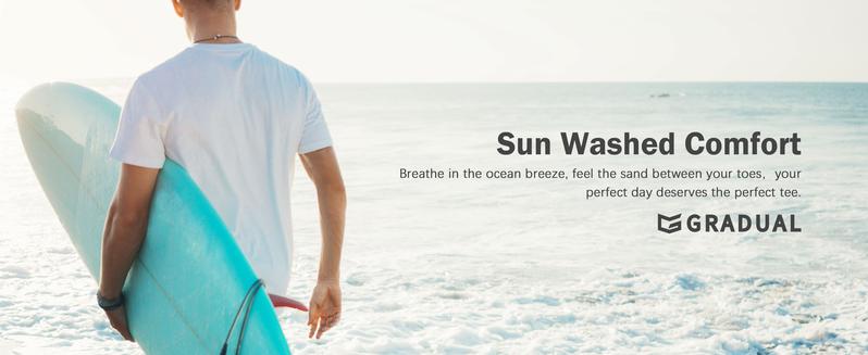 G Gradual Men's UPF 50+ Sun Protection Dry Fit Workout Gym T-Shirts Rash Guard Swim Shirts Moisture Wicking Tops for Athletic, Beach, Hiking  Outdoor Wear
