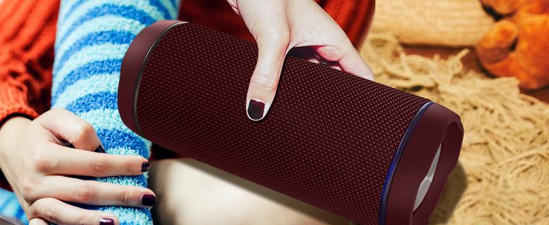 【EDUPLINK】Waterproof Portable Speaker Powerful 40W, Get Speaker Houlder for FREE Audio Smartphone