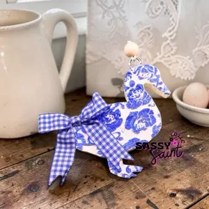 Blue Toile Collection Freshie - Effective Air Freshener with Aroma Therapy for a Refreshing  Smell-Vintage-Granny Chic-SASSY SAINT Car Interior Accessories