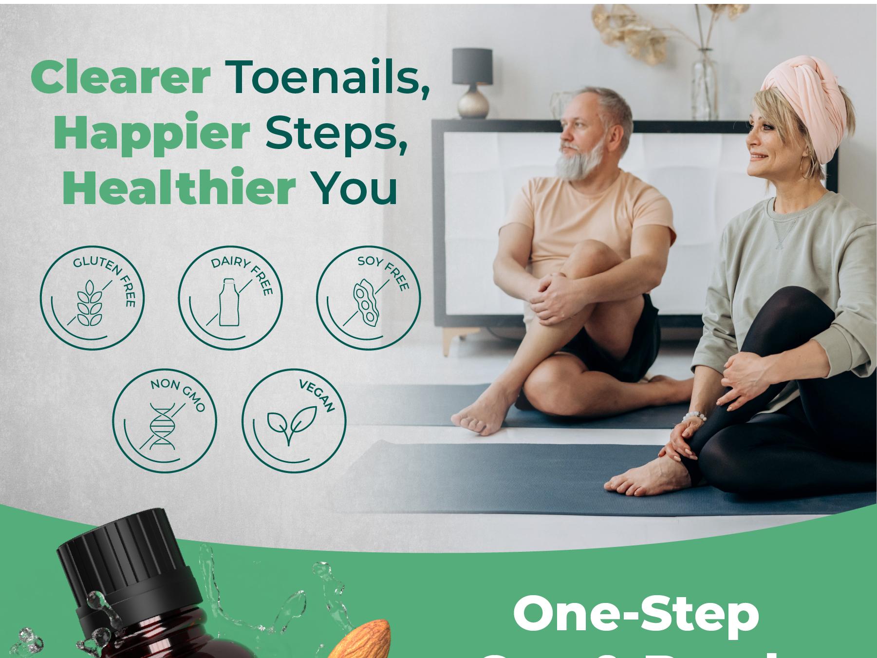 Toenail Wellness Oil by PUREHEALTH RESEARCH - Unlock Foot Care & Nail Health with Toenail Oil for Growth and Strength with Tea Tree Oil & Oregano Oil - Expert Nail Repair & Nail Care for Damaged Nails - 1 Bottle, 0.34 fl Blend Clear Toenail Wellness Oil by PUREHEALTH RESEARCH - Unlock Foot Care & Nail Health with Toenail Oil for Growth and Strength with Tea Tree Oil & Oregano Oil - Expert Nail Repair & Nail Care for Damaged Nails - 1 Bottle, 0.34 fl Blend Clear