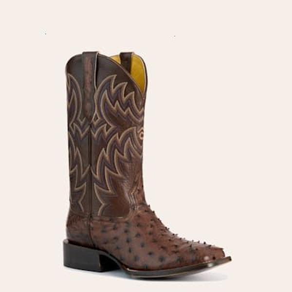 Cavender’s Men’s Kango Tobaco Wide Square Toe Western Cowboy Boots