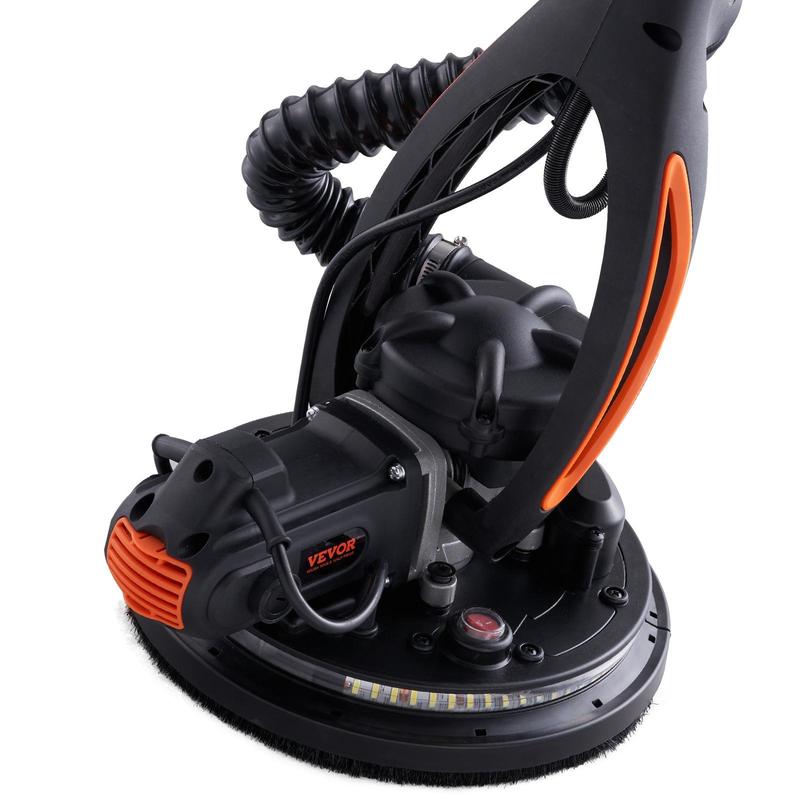 VEVOR Drywall Sander 900W Brush Motor 800-1800RPM Variable Speed & Self-Suction