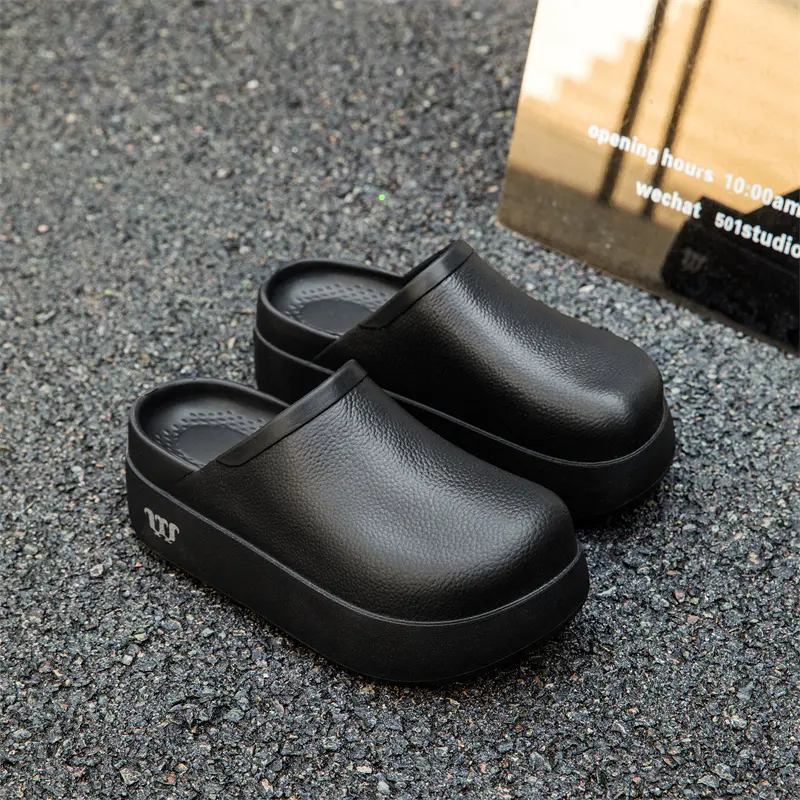 （Runs one size small）FoamFam 2026 Early Spring Collection: Stylish women's slip-on platform clogs, offering all-day comfort, lightweight, breathable, and durable. Comfortable foam shoes for outdoor wear.