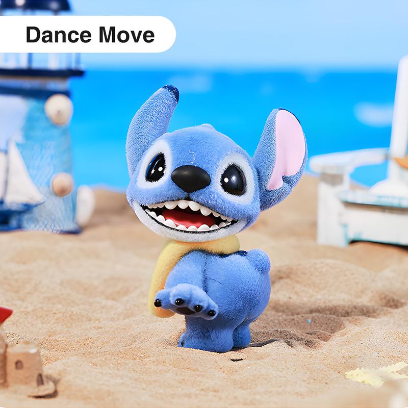 Disney Lilo & Stitch Galactic Adventure Series – Stitch Fuzzy Blind Box Figurine, Soft Plush Collectible, Cute & Fun Décor for Disney Fans & Collectors