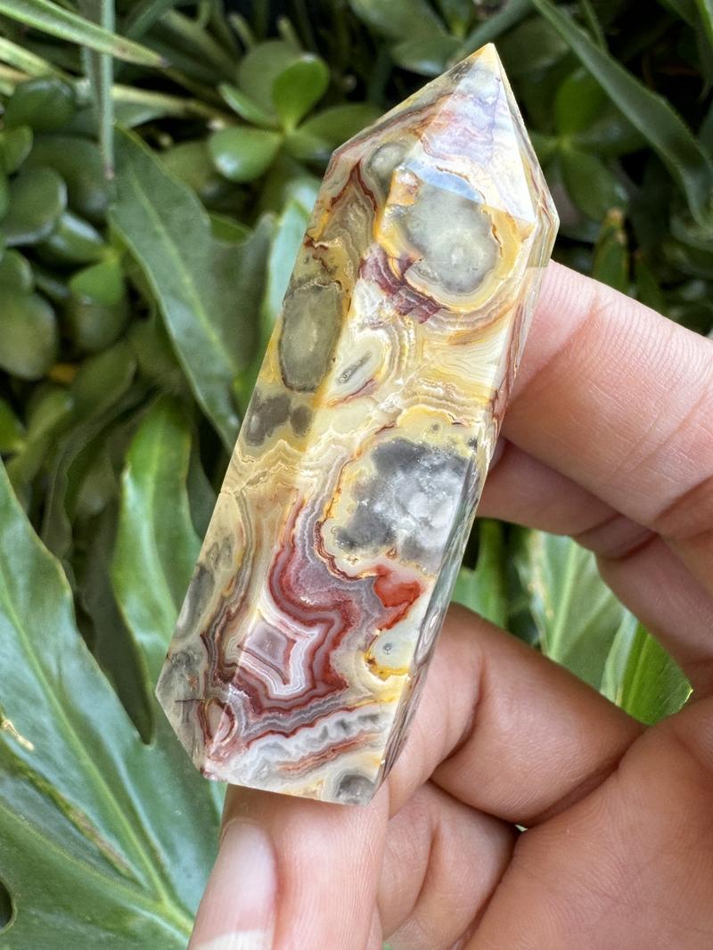 Crazy Lace Agate Towers from Urban Rutile