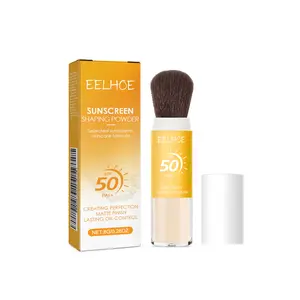 EELHOE Matte Setting Powder - Natural, Lightweight, Breathable, Oil-Control, Long-Lasting, Smudge-Proof, SPF 50 PA+++ Sunscreen, Waterproof, Non-Greasy, Suitable for All Skin Types, Ideal for Makeup Finish