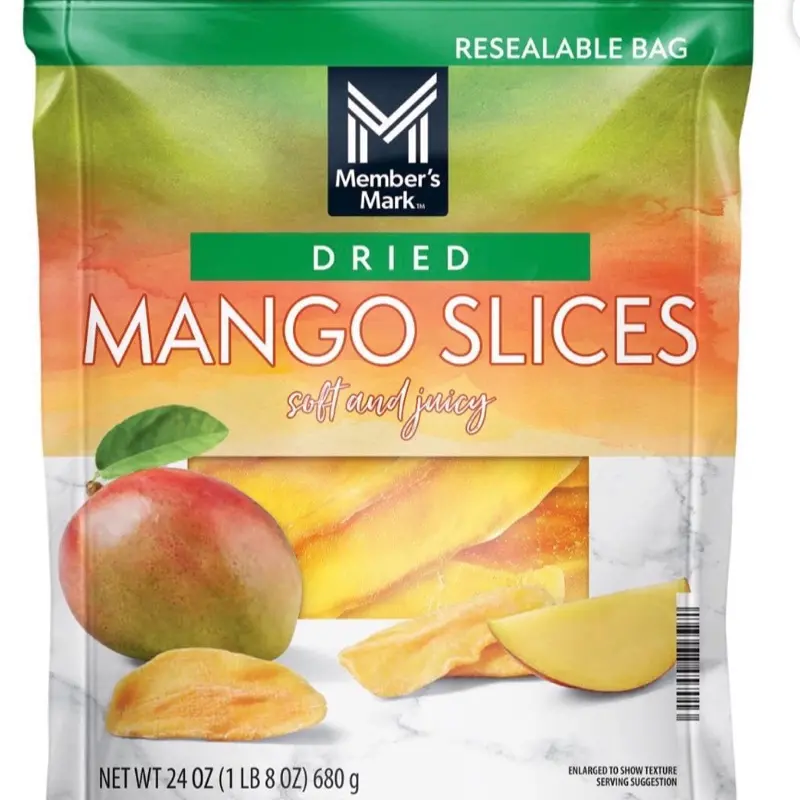 Dried Mango, 24 oz Sweet Snack in a Flavorful Packaging Dried Mango, 24 oz Sweet Snack in a Flavorful Packaging