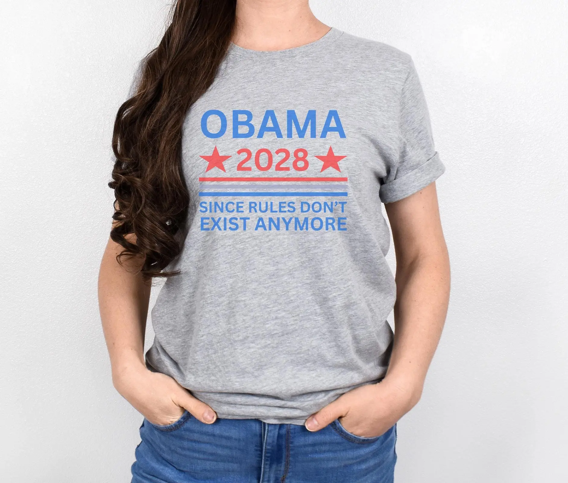 2028 President Election Shirt, Since Rules Don't Exist Anymore T-shirt, Democrats Tee, Unisex Graphic Cotton Tee