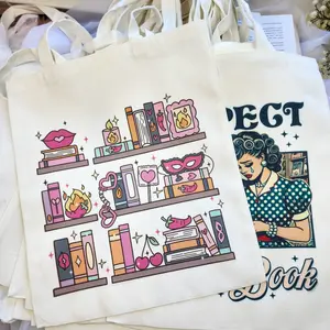 Bookish Lightweight Canva Tote Bags