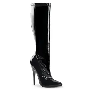 Women's Knee-High Stiletto Boot, Plain Design Footwear
