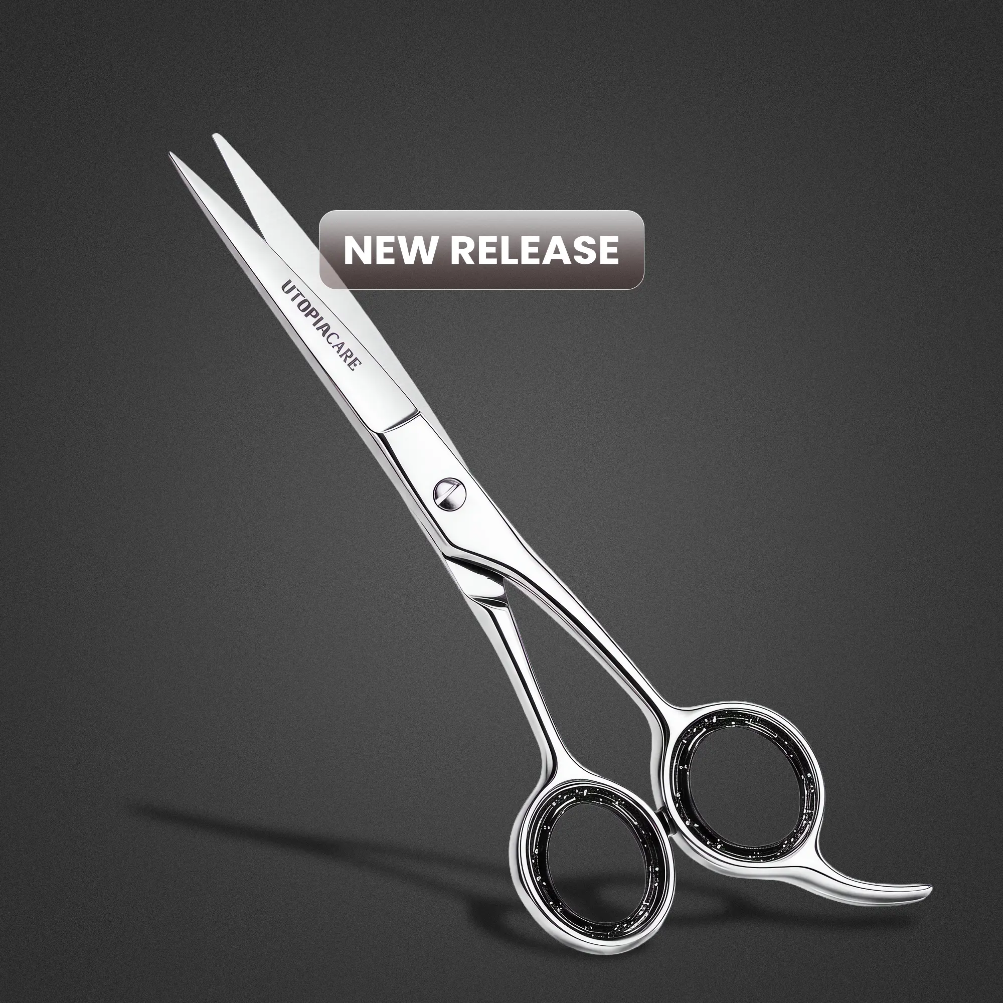 Utopia Care 6.5” Salon-Grade Stainless Steel Hair Cutter - Razor-Sharp Blades for Precise Curly Hair Trimming, Home Haircut, Adults, Haircare, Smooth Trim, Precise Cuts, Hair Tools