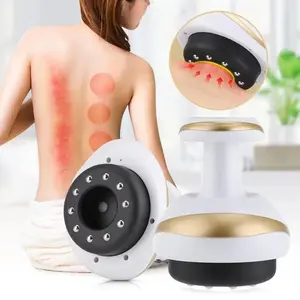 NRPC  Electric Guasha Scraping Massage CuppingBody Massager Vacuum Cans Suction Cup Heating Anti-cellulite Massager