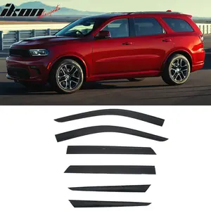 Window Visor for Dodge Durango 2011-2026 Slim Style Smoke Acrylic 6PCS