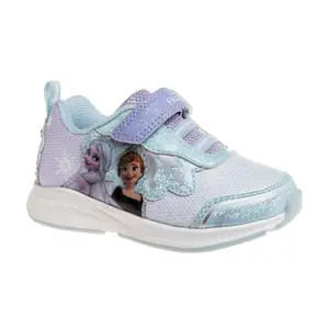 Girls Frozen Light Up Laceless Running Shoes (Toddler/Little Girl)
