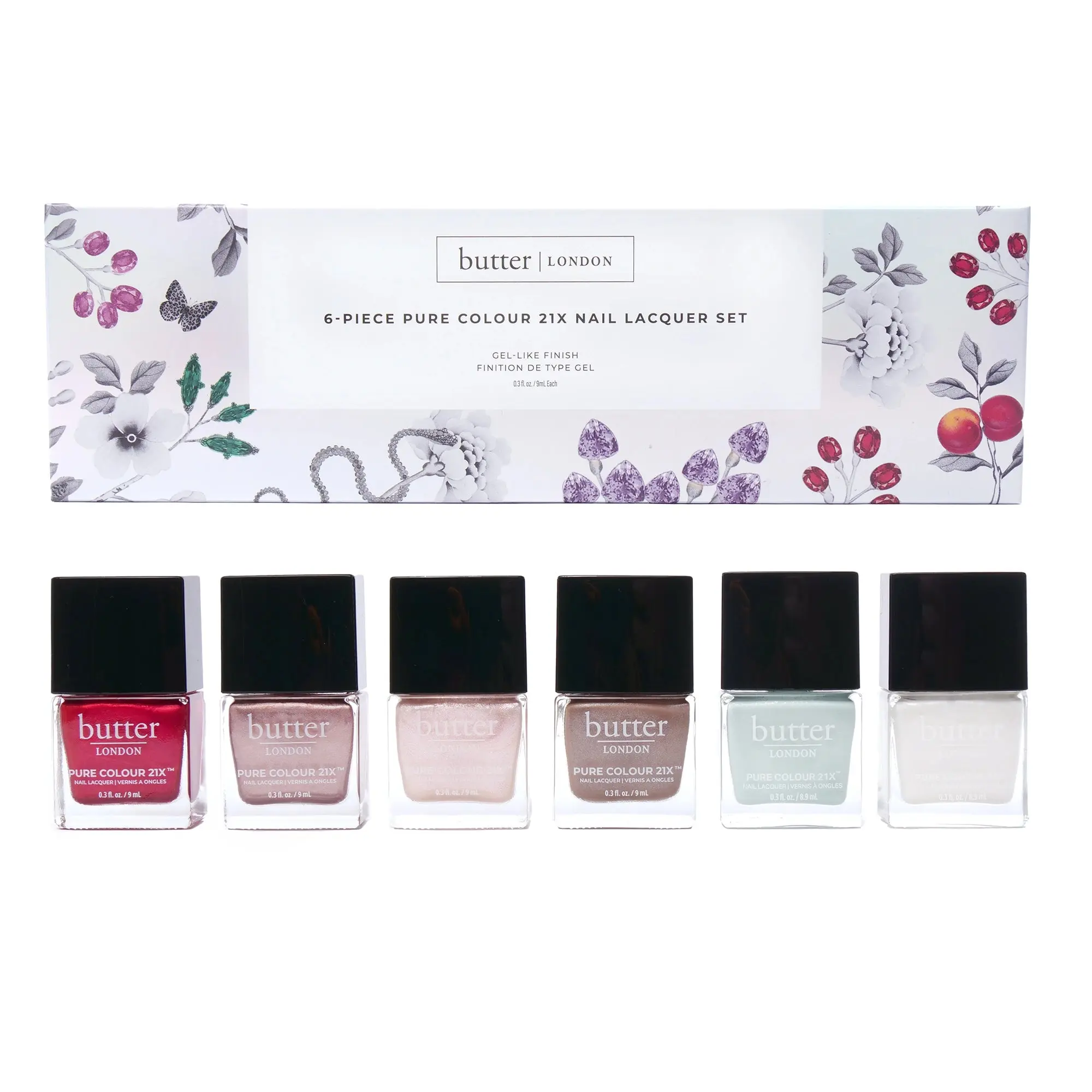 Holiday Sparkles 6-Piece PC21X Nail Lacquer Set Holiday Sparkles 6-Piece PC21X Nail Lacquer Set