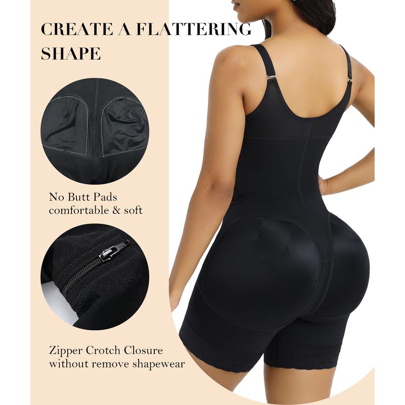 Women’s YIANNA Fajas Colombianas shapewear Tummy Control Butt Lifter Shaper with Zipper Crotch detachable shoulder strap Women’s YIANNA Fajas Colombianas shapewear Tummy Control Butt Lifter Shaper with Zipper Crotch detachable shoulder strap