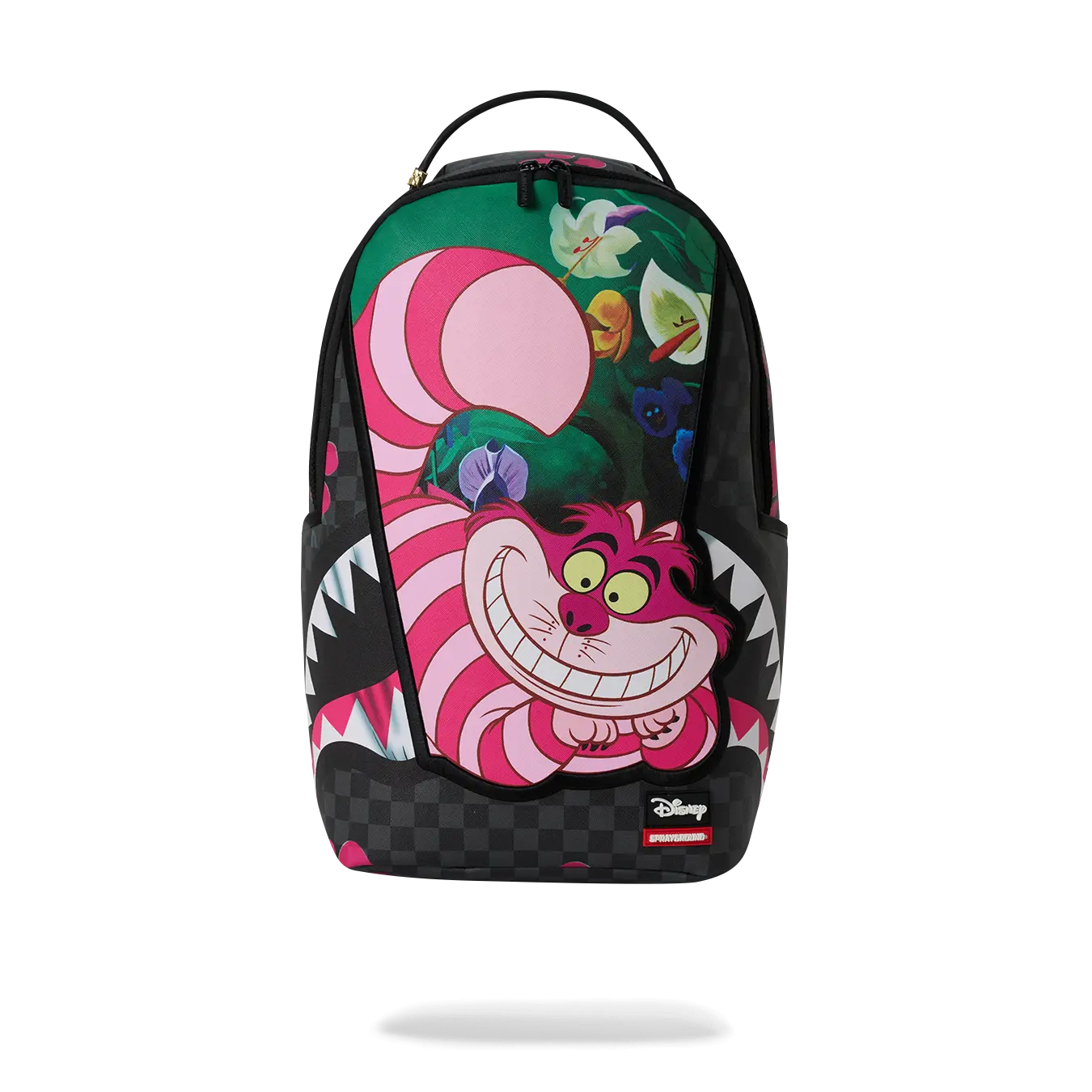 DISNEY ALICE IN WONDERLAND CHESHIRE CAT MAD SHARK  BACKPACK