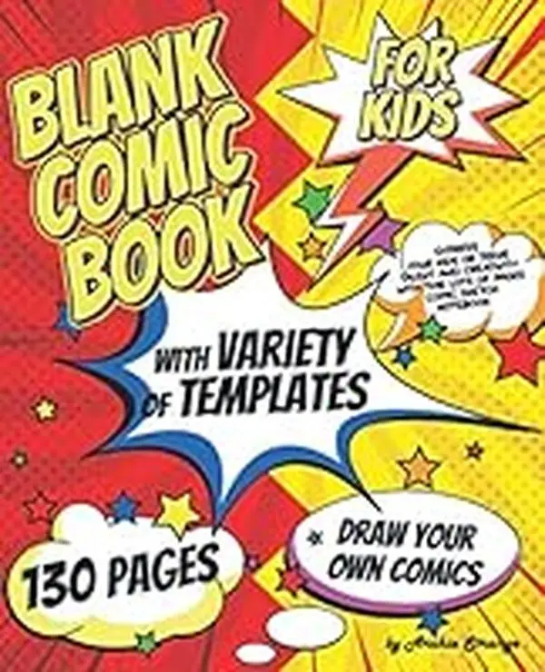 USED-Blank Comic Book for Kids with Variety of Templates: Draw Your Own Comics - Express Your Kids or Teens Talent and Creativity with This Lots of Pages ... (Blank Comic Books and Sketchbooks for Kids) by Strange, Archie (Paperback)