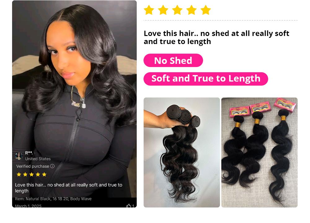 Brazilian Virgin Human Hair Bundles 30inch Body Wave Straight Hair for Quick Weave 1 3 4 Bundles Natural Black Traditional Sew in Extension