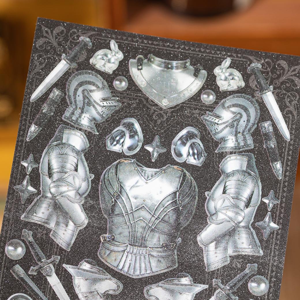 2 Style 30 Sheets Aesthetic Mixed Finish Sticker Book - Vaporwave Geometry & Pastel Color Mood Board Decals for Scrapbooking 9 Glossy 9 Textured 12 Matte