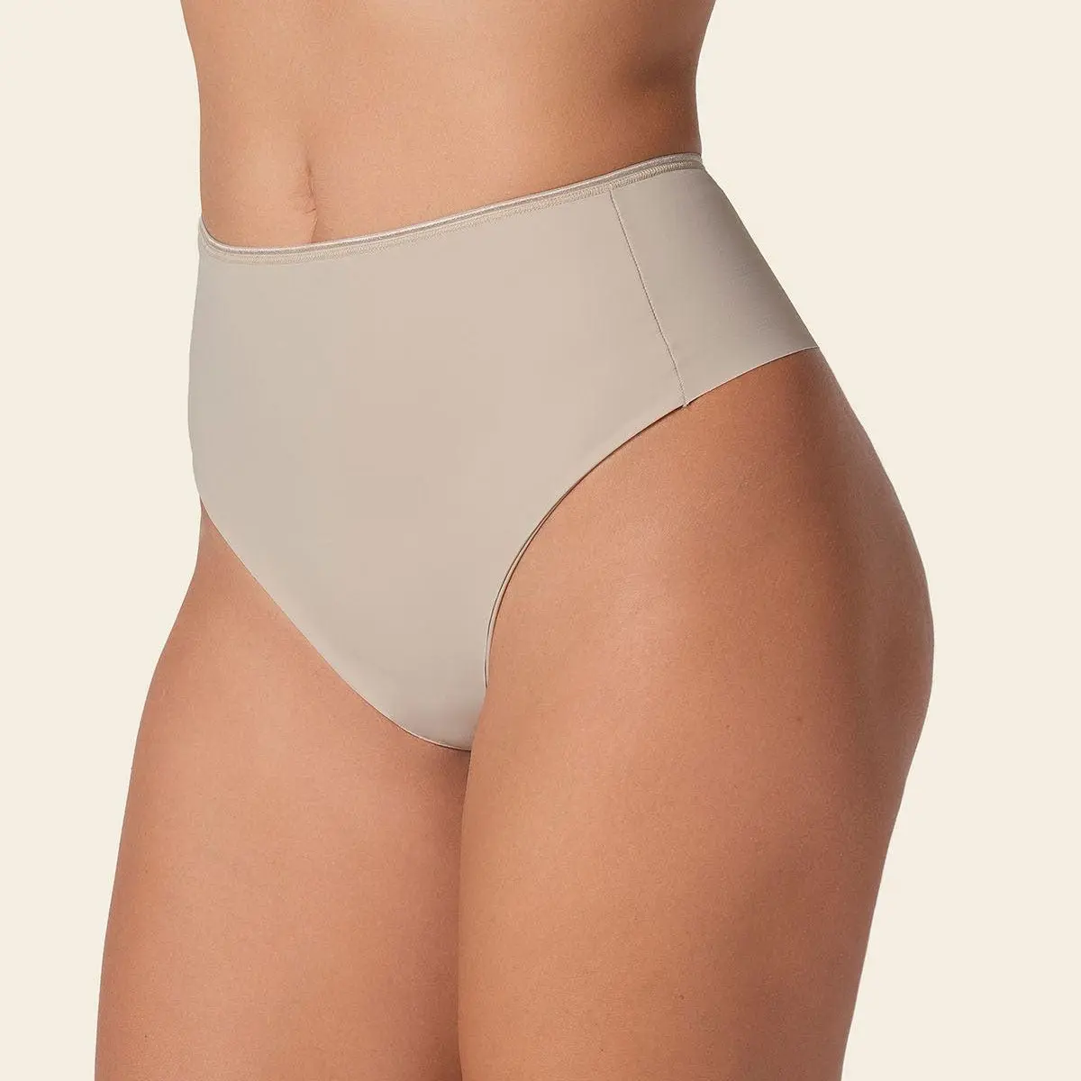 Leonisa PowerThong Seamless Thong Shaper Panty  with Tummy Control Invisible Design for Everyday