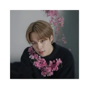 Pink Flower Jimin [Sticker]