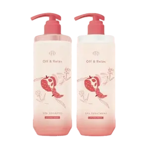 OFF&RELAX Japanese Onsen Shampoo Conditioner Set - Lychee Rose Limited Edition, 460ml+460ml, Volumizing, Moisturizing, Repair Damaged Hair