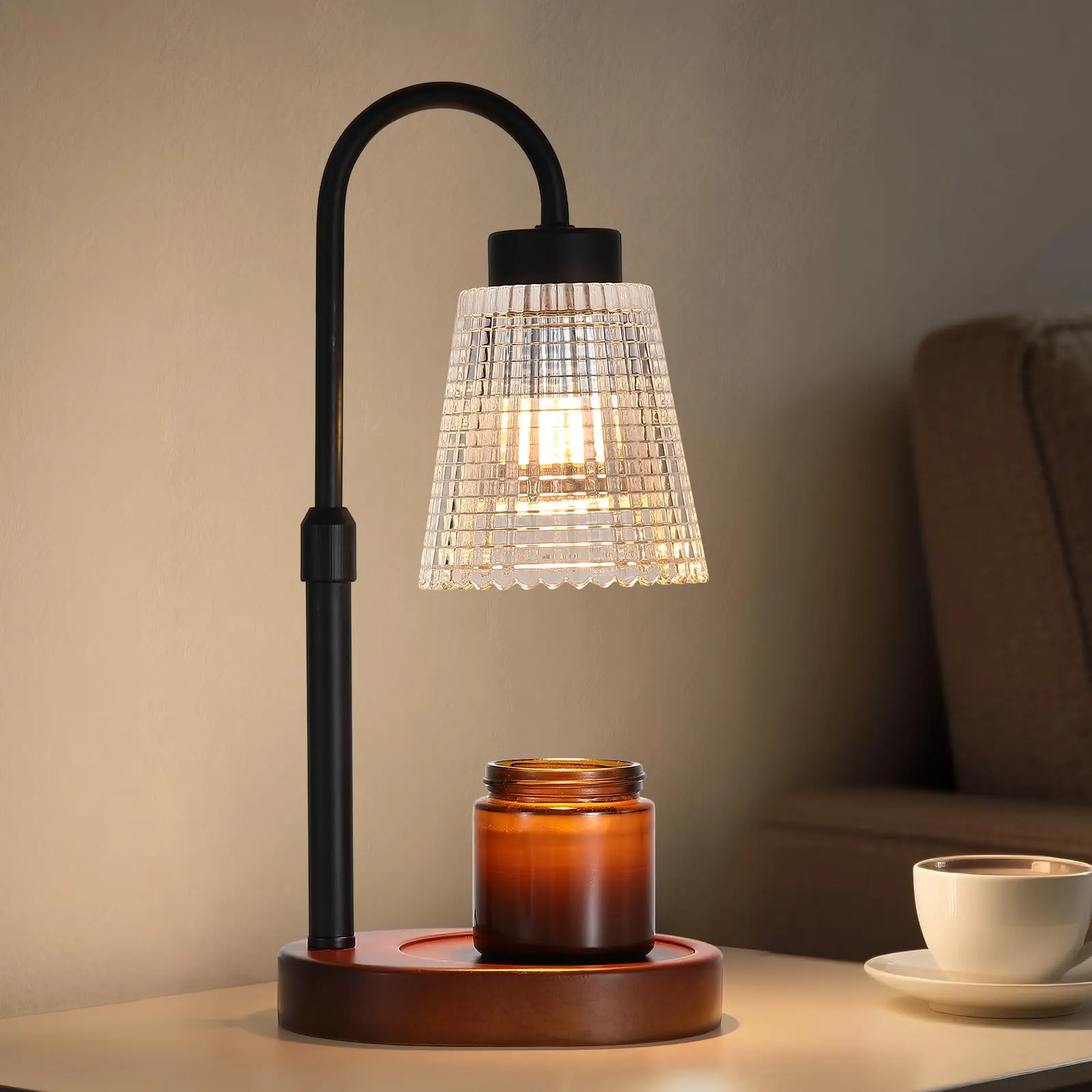 Candle Warmer Lamp with Timer Dimmer, Birthday Gifts for Mom Women Friend Sister, House Warming Gifts, Wax Melt Warmer, Office Apartment Dorm Room Home Decor
