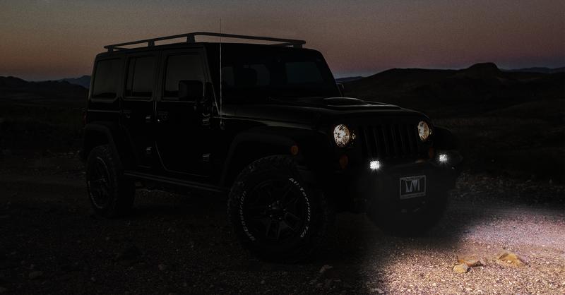 EverBrite 2PCS 4 Inch 60W Led Pods, Off Road Light Pods, White Amber Strobe 6 Modes with Memory Function, 12V Led Lights for Trucks Car ATV SUV Cabin Boat, 16AWG Wiring Harness Kit