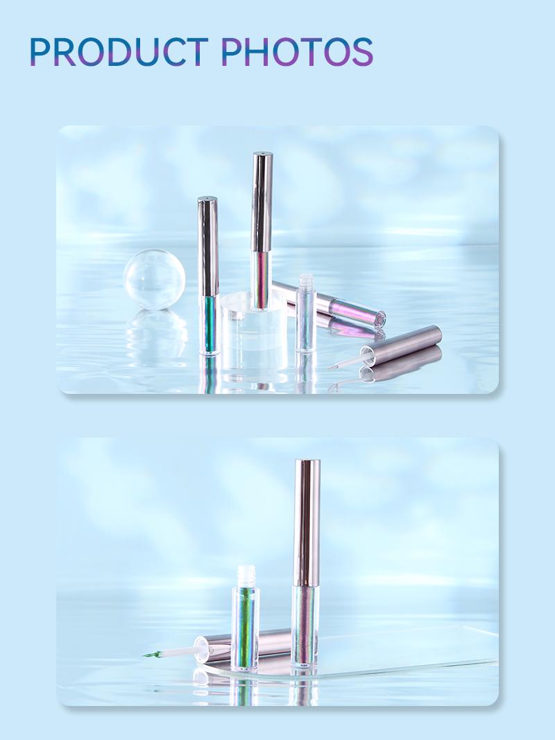 Multi-Chrome Glitter Liquid Eyeliner Pen — 6 Color-Shifting Shades (Fine Point Brush Tip, Richly Pigmented No-Prime Formula, Smooth Non-Drying Texture for Party/Everyday Bold Eye Looks)  #ColorShiftingGlitterEyeliner #FineTipEyelinerPen