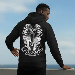 Men's Graphic Hoodie, Cute & Durable Print, Regular Fit, Easy Care, "a new start"-Style 22