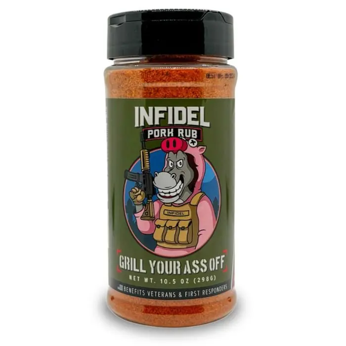Grill Your Ass Off Pork Rub - Sweet Heat & Smoky BBQ Seasoning for Ribs, Pulled Pork & Chops - All-Natural Texas Rub